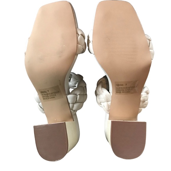 NWT. Yellow Box Ceana Bone slip on heels Would be great for Spring & Summer! 🌸 - Picture 7 of 9